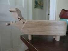 vintage wood solid hippo for sale  Rochester