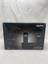 NEW Sanyo Touch Dect 6.0 CLT-D6622 Dual Handset Digital Cordless Digital Phone, used for sale  Shipping to South Africa