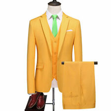 Mens Wedding Suits 3 Peices Formal Suit Jacket+Pants+vest Business Groom Tuxedos for sale  Shipping to South Africa