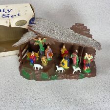 Nativity plastic set for sale  Waterloo