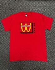 Autêntica Nova Camiseta Vermelha McDonald’s WcDonalds WcDonald's Crew 2024 Funcionário comprar usado  Enviando para Brazil