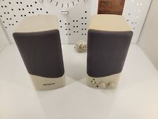 NETRAM Retro Beige PC Speakers Tested, Vintage Computer Speakers - Tested Works for sale  Shipping to South Africa
