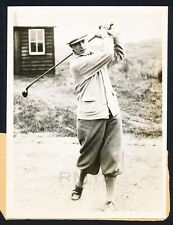 1930 Tony Torrance, ""Famoso golfista británico"" conduce la pelota en la foto de la Copa Walker" segunda mano  Embacar hacia Argentina