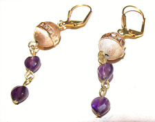 dangling rose earrings for sale  Napa