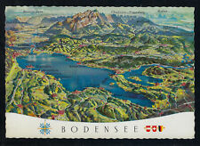 Bodensee reliefkarte ungebrauc gebraucht kaufen  Oberhausen