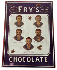 Fry's Chocolate 5 Boys Vintage Advert Sign Metal Wall Plaque Print - I11 O645 for sale  Shipping to South Africa