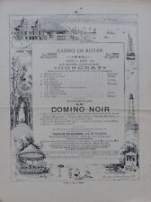 Programme août 1889 d'occasion  Nantes-