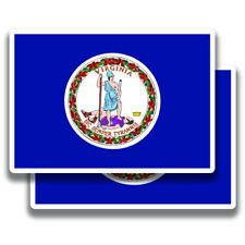 Calcomanía de bandera del estado de Virginia 2 pegatinas Bogo para camión parachoques de coche 4x4 2 para 1 segunda mano  Embacar hacia Argentina