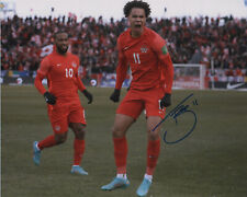 Foto autografada assinada 8x10 Team Canada Tajon Buchanan certificado de autenticidade #2 comprar usado  Enviando para Brazil