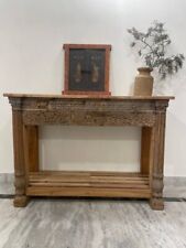 Mesa consola de madera tallada india/decoración del hogar mesa/mesa segunda mano  Embacar hacia Argentina