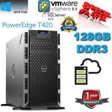 Dell PowerEdge T420 10-CORE Xeon E5-2470v2 E5-2450v2 128GB DDR3 H310 24TB SAS HD comprar usado  Enviando para Brazil