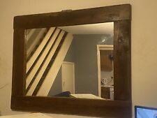 Solid oak mirror for sale  PEACEHAVEN
