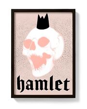 Hamlet! impressão William Shakespeare inspirado em cartaz, tragédia, Macbeth Romeu Julieta comprar usado  Enviando para Brazil