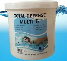 Pastiglie MULTIFUNZIONE per piscina complete 6 FUNZIONI 5 kg cloro ph antialghe usato  Italia