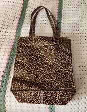 Leopardo/tigre Liz Claiborne? Bolsa tote de vinil com estampa de animais - 13 x 12 x 6 comprar usado  Enviando para Brazil