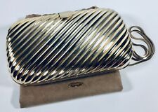 Bolsa de mão vintage Itália Wilma Spagli ouro metal pesado concha original comprar usado  Enviando para Brazil