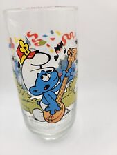 Vintage smurf glass for sale  De Graff
