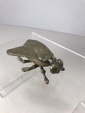 Brass ashtray fly trinket box Vintage 3.75” Inch for sale  Shipping to South Africa