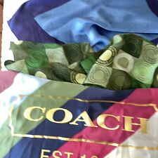 coach scarf print for sale  Traverse City