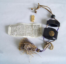 4cm(1.6") Japanese Old Plastic Resin Inro Amulet: Fukumankokuzo Bosatsu for sale  Shipping to South Africa