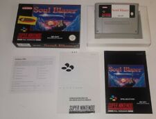 SOUL BLAZER SUPER NINTENDO SNES PAL COMPLETE CIB RARO RARE RPG ACTION RARE OVP  comprar usado  Enviando para Brazil