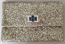 Used, Anya Hindmarch gold glitter clutch bag for sale  GODALMING