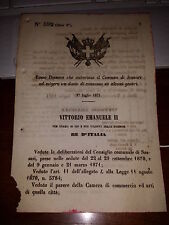 Regio decreto 1871 usato  Italia
