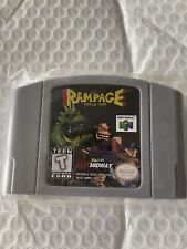 Cartão de jogo Rampage: World Tour N64 versão NTSC somente cartucho Nintendo comprar usado  Enviando para Brazil