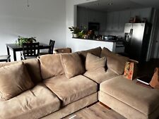 brown l shaped couch for sale  Los Angeles