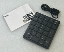 Havit Bluetooth Number Pad wireless Numeric Keypad 26 keys Portable mini Black for sale  Shipping to South Africa