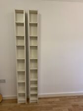 Ikea Benno /Billy CD/DVD Storage Unit x 2 (White)  shelves, Shelf, used for sale  LONDON