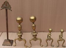 Pairs brass fire for sale  LEEK