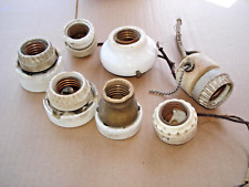 7 soquetes de abajur de porcelana vintage comprar usado  Enviando para Brazil