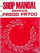 Manual de reparo de oficina Honda Tiller FR500 & FR700, usado comprar usado  Enviando para Brazil
