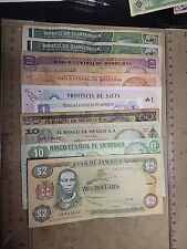 🌎 Surtido de 10 billetes antiguos de Centro y Sudamérica 041824-3 segunda mano  Embacar hacia Argentina