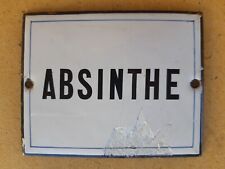 Absinthe ancienne plaque d'occasion  France