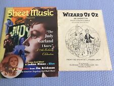 Revista de partituras del Mago de Oz 1997 y un folleto de opereta como está 1972 segunda mano  Embacar hacia Mexico
