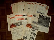 Lot 67 Fiches ALLIS CHALMERS Bulldozer TP brochure tractor tracteur TRUCK LKW d'occasion  Cluny