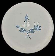 Używany, Vintage Bo Fajans Sweden talerz ceramiczny niebieski biały szary jagoda mały 7,25 cala na sprzedaż  Wysyłka do Poland