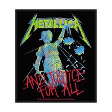 METALLICA  - AND JUSTICE FOR ALL LOGO - SEW-ON PATCH - 100% OFFICIAL MERCHANDISE segunda mano  Embacar hacia Argentina