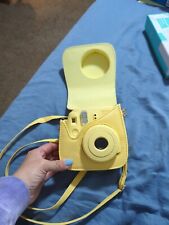 FUJIFILM Instax Mini 8 Instant Film Camera w/ Case WORKS-Yellow!!  for sale  Shipping to South Africa