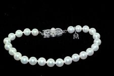 mikimoto pearl bracelet for sale  Media