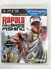 PS3 Rapala Pro Bass Fishing (Sony PS3, 2010) CIB compatível com PlayStation Move comprar usado  Enviando para Brazil