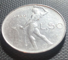 Moneta republica 1960 usato  Roma