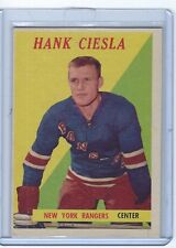 1958-59 Topps HANK CIESLA Karta NEW YORK RANGERS na sprzedaż  Wysyłka do Poland