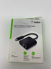 Belkin USB-C to Ethernet + Charge Adapter for Macbook Laptop up to 60W charging for sale  Shipping to South Africa