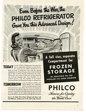 1944 Philco Geladeira Separado Freezer Compartimento de Armazenamento Impressão Vintage Anúncio, usado comprar usado  Enviando para Brazil