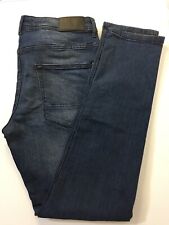Born Rich Jeans Men’s Size 34R (W34 L32) Osmium Distressed Ripped Dark Wash VGC, used for sale  Shipping to South Africa