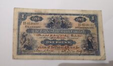Usado, Billete de £1 de Escocia 1936 Clydesdale Bank sobre F billetes segunda mano  Embacar hacia Mexico