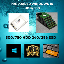 320GB 500 1TB 2.5 SATA Disco Duro Portátil HDD 5400/7200 Windows 10 instalado, usado segunda mano  Embacar hacia Mexico